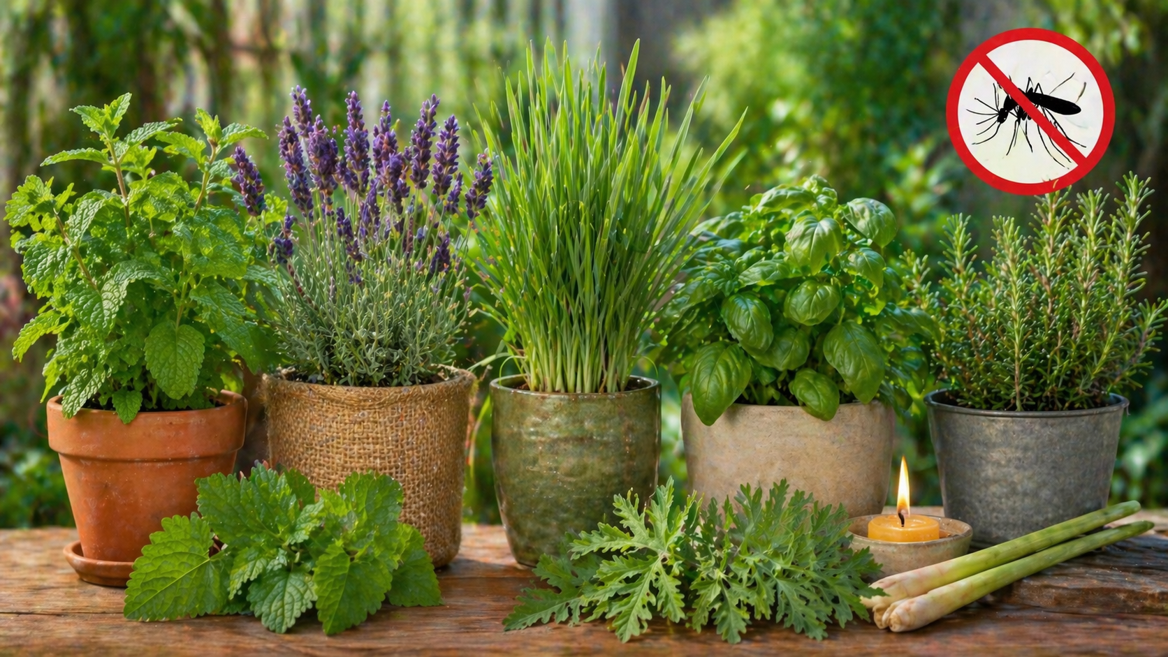Plantas que ahuyentan los mosquitos