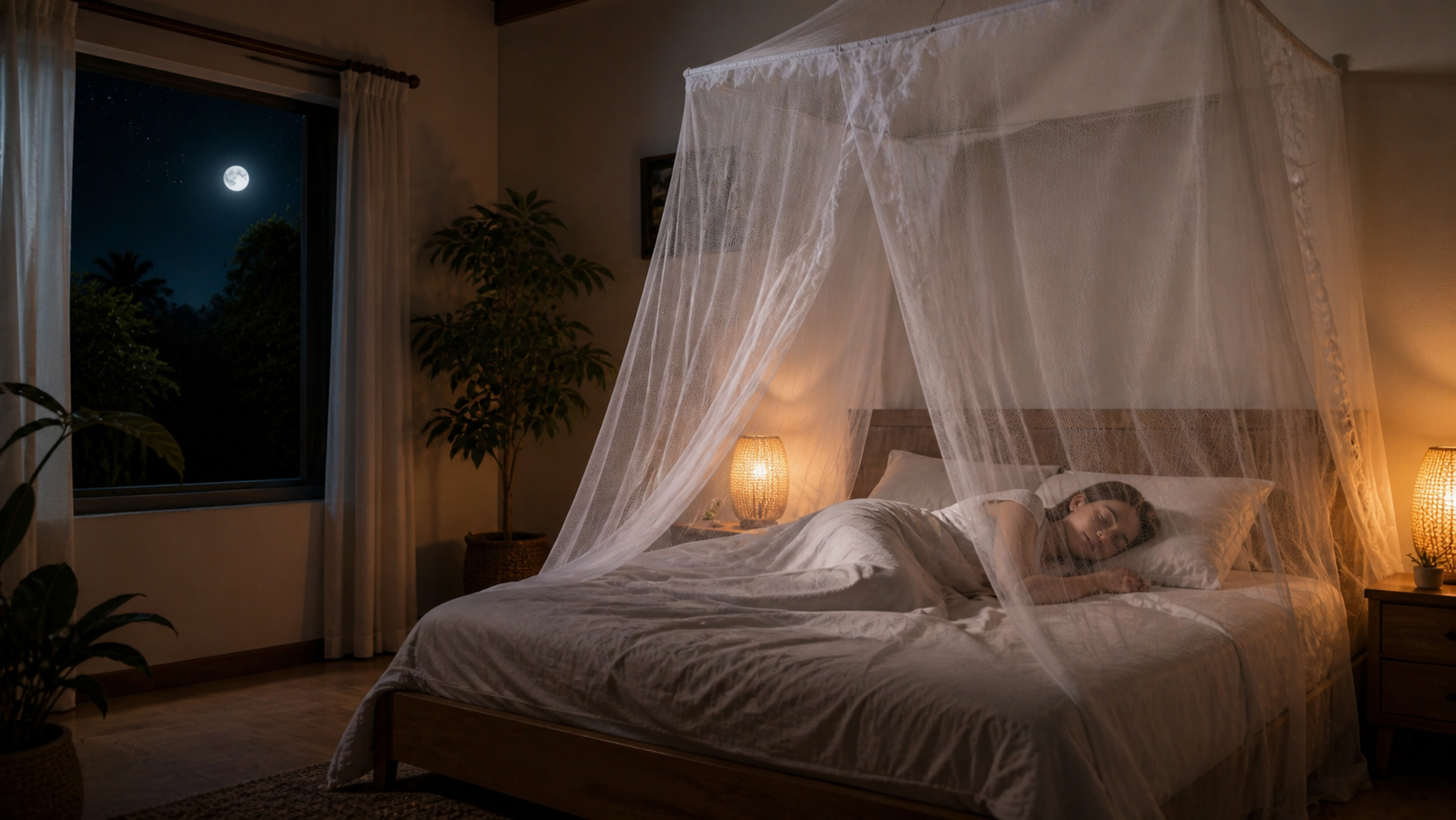 Cómo dormir sin mosquitos