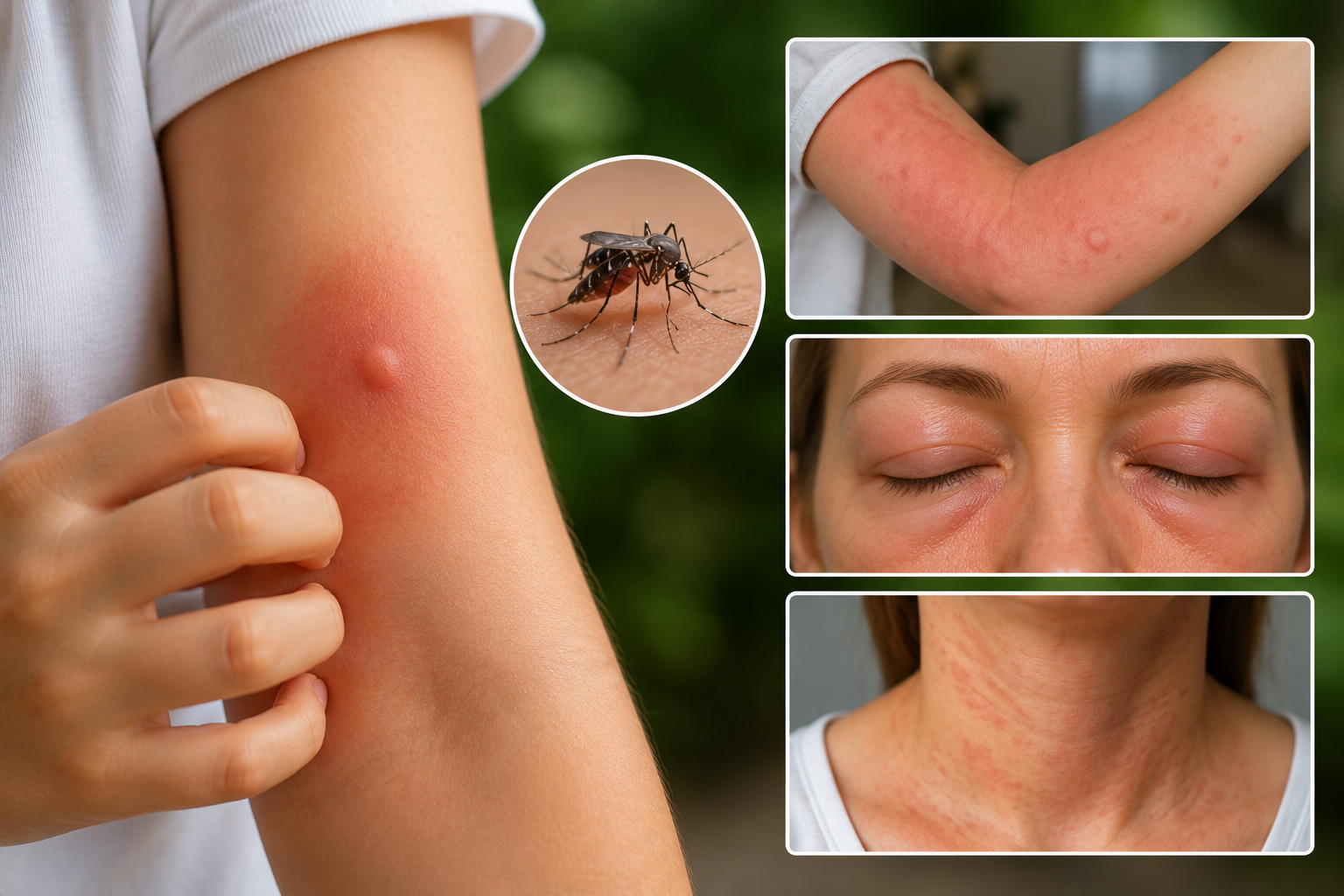 Alergia a la picadura de mosquitos