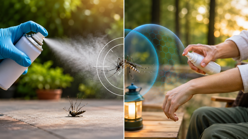 Diferencia entre insecticida y repelente